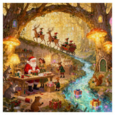 Forest Christmas Workshop Jigsaw Puzzle 1000 Pieces